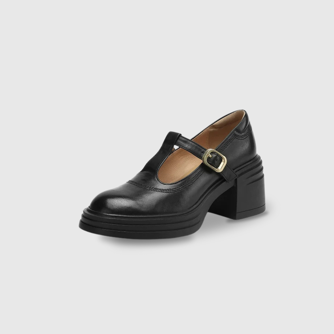 Elvana | Chunky Pumps Mary Janes