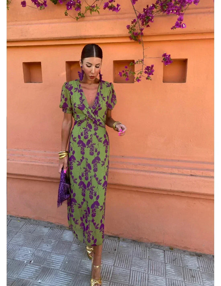 Lucinda | V Neck Dress