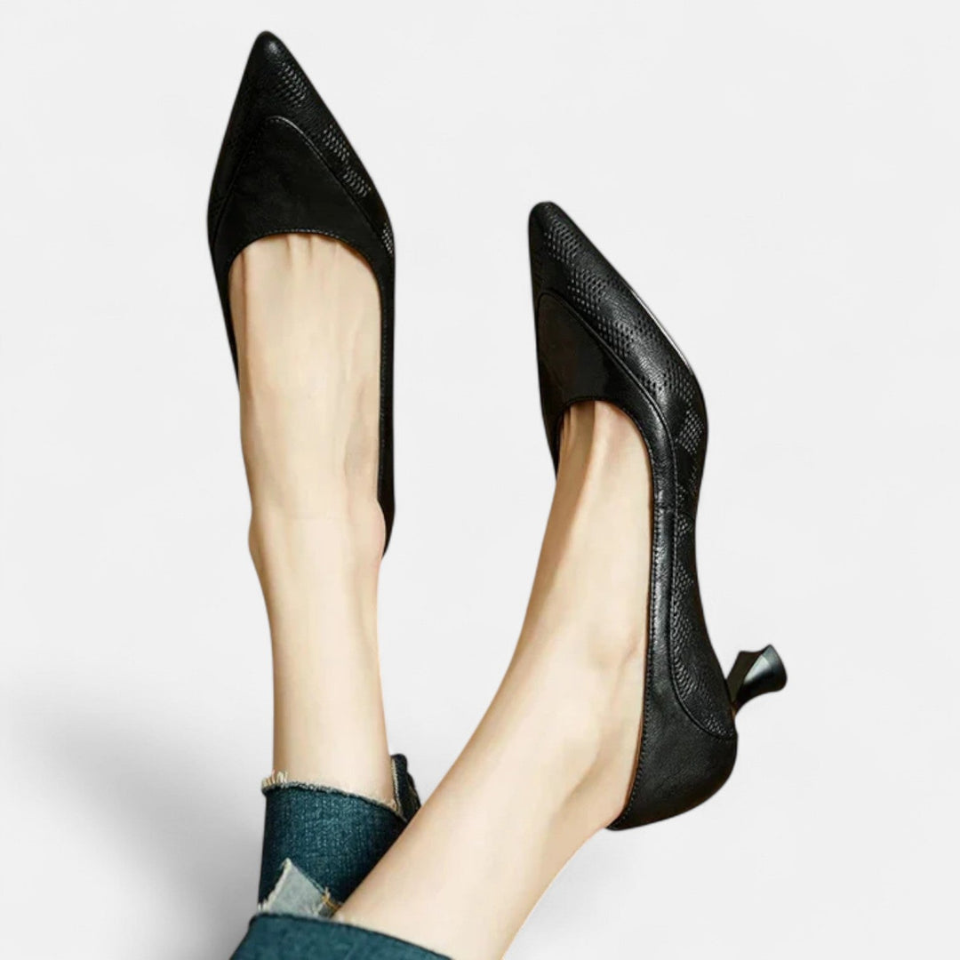 Lirenne | Leather Heels