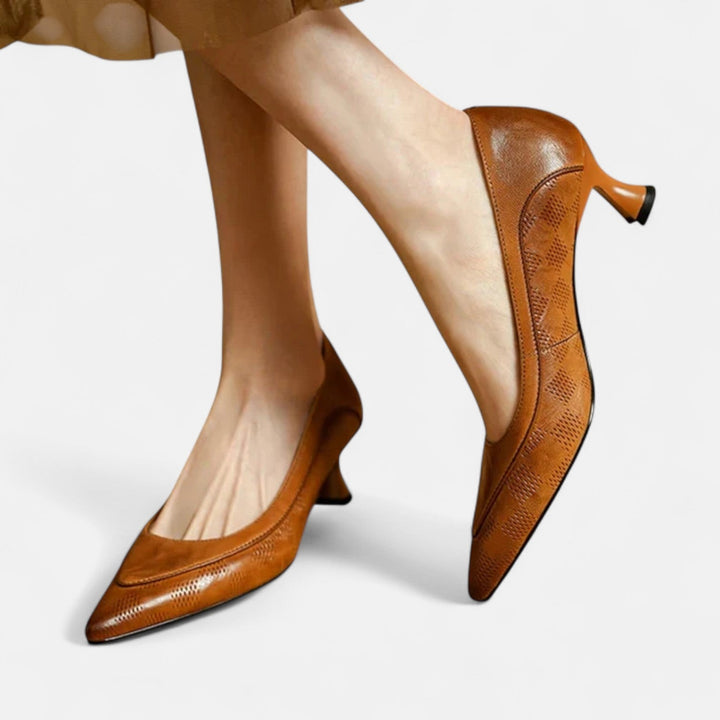 Lirenne | Leather Heels